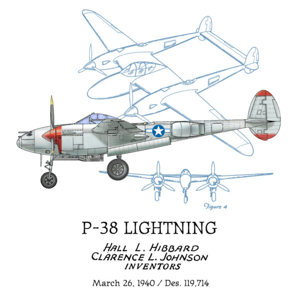 P-38 Lightning Design on Lights