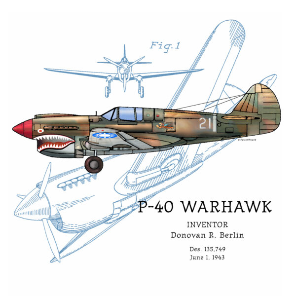 P-40 Warhawk Design on Lights