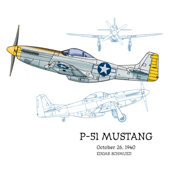 P-51 Mustang Design on Lights