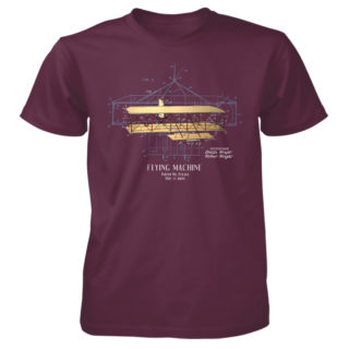 Flying Machine Patent T-Shirt