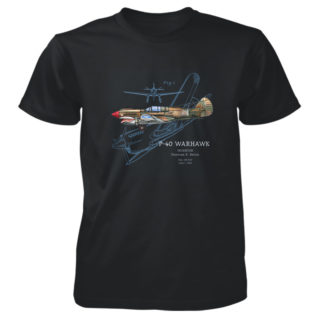 P-40 Warhawk Patent T-Shirt