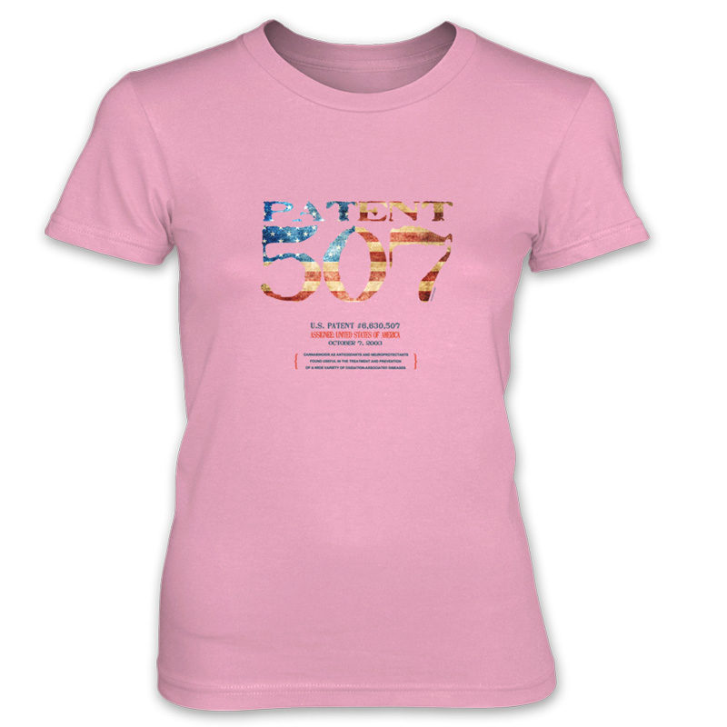 Patent 507 Women’s T-Shirt CHARITY PINK