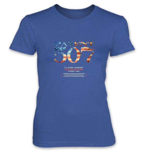 Patent 507 Women’s T-Shirt ROYAL BLUE