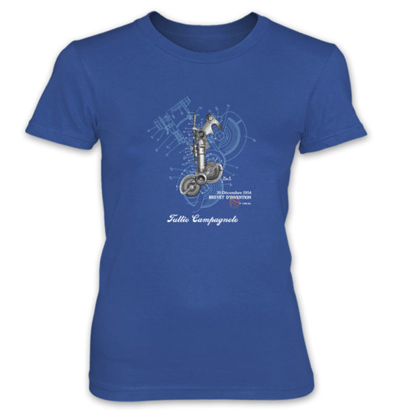 Derailleur-Campagnolo Women’s T-Shirt ROYAL BLUE