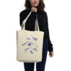 Fly Fishing Flies MS-Lineart Tote Bag