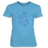 Reels MS-Lineart Women’s T-Shirt CARIBBEAN BLUE
