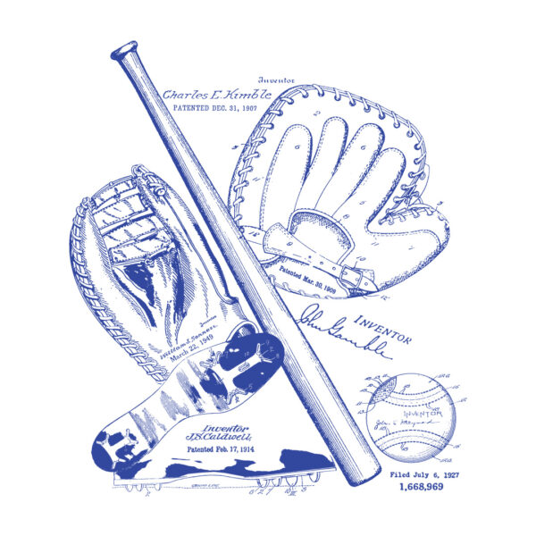 Baseball MS-Lineart Design on Lights Baseball MS-Lineart Design on Lights