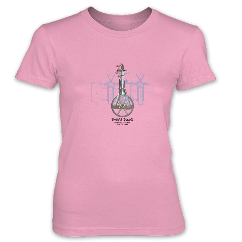 Diesel Engine Women’s T-Shirt CHARITY PINK