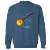 Sunburst Guitar Crewneck Sweatshirt INDIGO BLUE