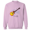 Sunburst Guitar Crewneck Sweatshirt LIGHT PINK