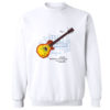 Sunburst Guitar Crewneck Sweatshirt WHITE