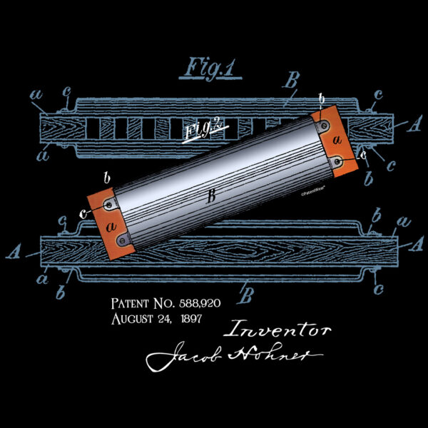 Harmonica Design on Darks