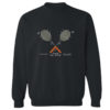 Tennis-Lacoste Crewneck Sweatshirt BLACK