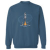 Winch Blowup Crewneck Sweatshirt INDIGO BLUE