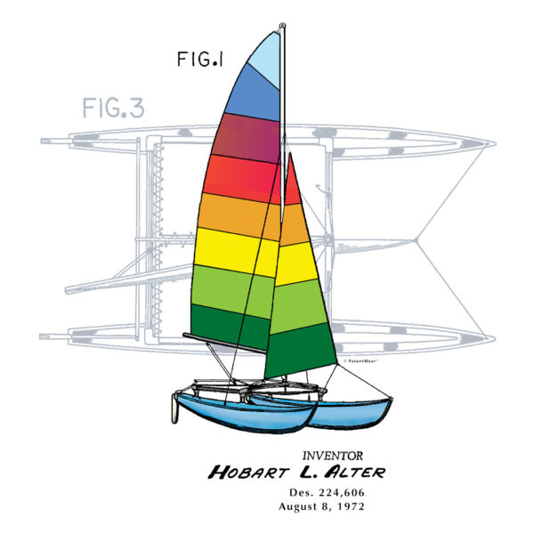 Hobie Cat Design on lights Hobie Cat Design on lights