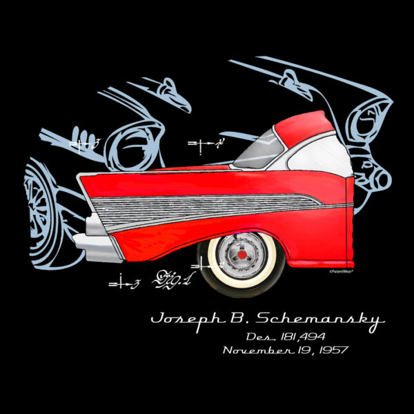 57 Chevy Design on Darks