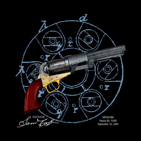 Colt Revolver Design on Darks