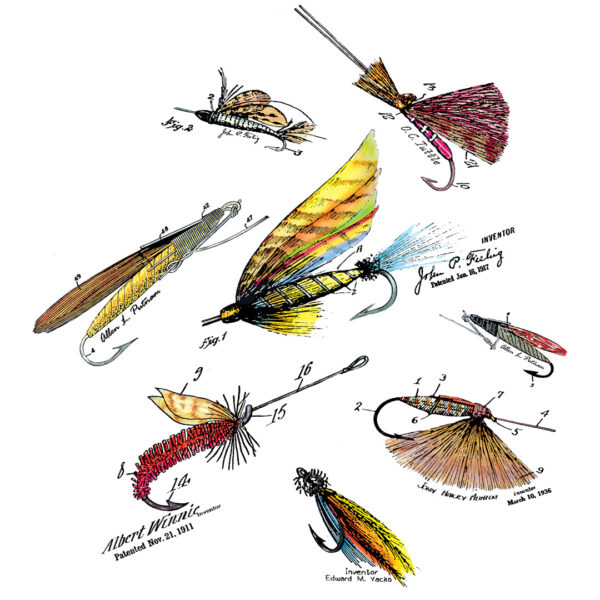 Fly Fishing Flies MS-Color Design
