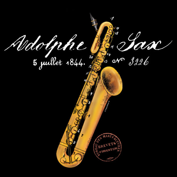 Sax Solo Design on Darks