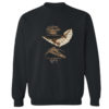 da Vinci Flight Crewneck Sweatshirt BLACK