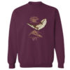 da Vinci Flight Crewneck Sweatshirt MAROON