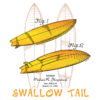 Surfboard-Swallow Tail Design
