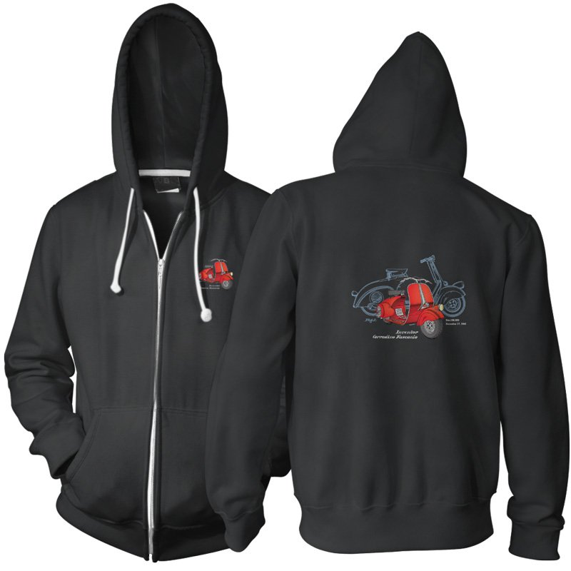 wasp vespa patent zip hoodie patentwear wasp vespa patent zip hoodie patentwear
