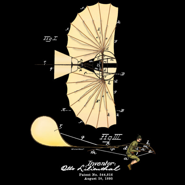 Lilienthal Glider Design on Darks