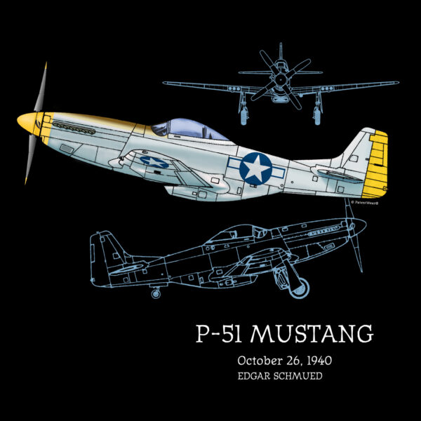P-51 Mustang Design on Darks