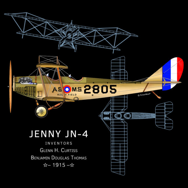 Jenny JN-4 Design on Darks
