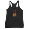 Pineapple Ukulele Women’s Racerback Tank VINTAGE BLACK