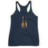 Pineapple Ukulele Women’s Racerback Tank VINTAGE NAVY