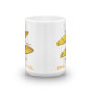 Surfboard Swallow Tail 15oz Mug FRONT VIEW