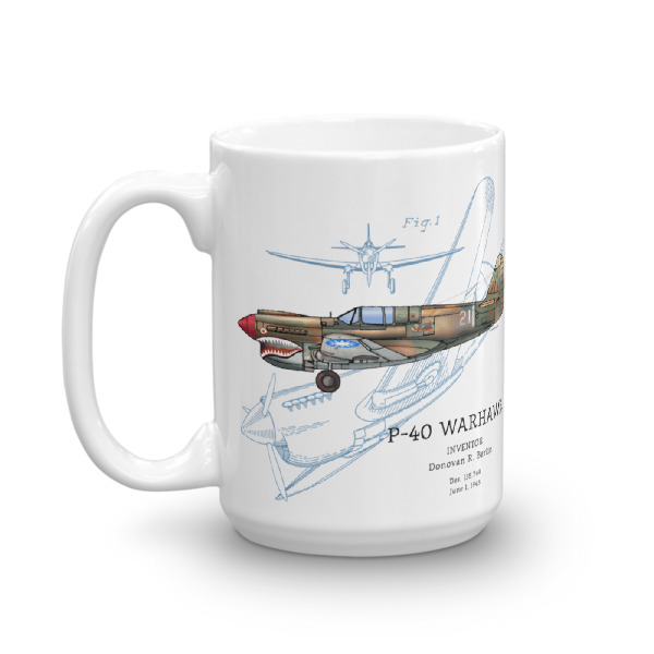 P-40 Warhawk 15oz Mug
