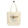 Trumpet Solo Tote Bag hanging