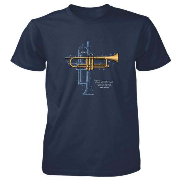 Trumpet Solo Men’s T-Shirt NAVY