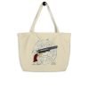 Colt Revolver Patent Tote Large Oyster hanging