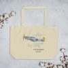 P-51 Mustang Tote Large Oyster