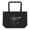 Trumpet Solo Patent Tote—Large