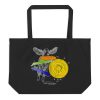 Flying Disc Patent Tote Large Black