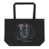 Jardine Cam Patent Tote Large Black