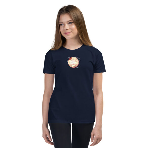 Baseball Patent Youth T-shirt (8-12 yrs) Navy Baseball Patent Youth T-shirt (8-12 yrs) Navy