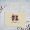Boxing Gloves Patent Tote Large Oyster
