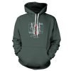 Hex Chock Patent Pullover Hoodie Heather Forest