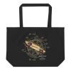 Skateboard-Wheels Patent Tote Large Black
