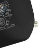 Skateboard-Kicktail Patent Tote Large Black detail