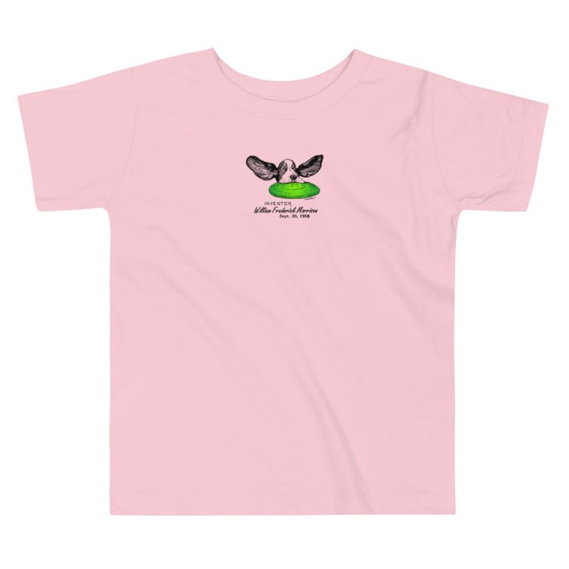 Flying Disc Patent Youth T-Shirt (2T-5T) Pink