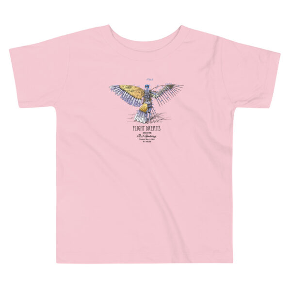 Flight Dreams Patent Youth T-Shirt (2T-5T) Pink