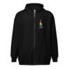 Hobie Cat Patent Unisex Zip Hoodie BLACK (front)