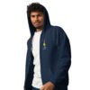 Hobie Cat Patent Unisex Zip Hoodie NAVY (front)